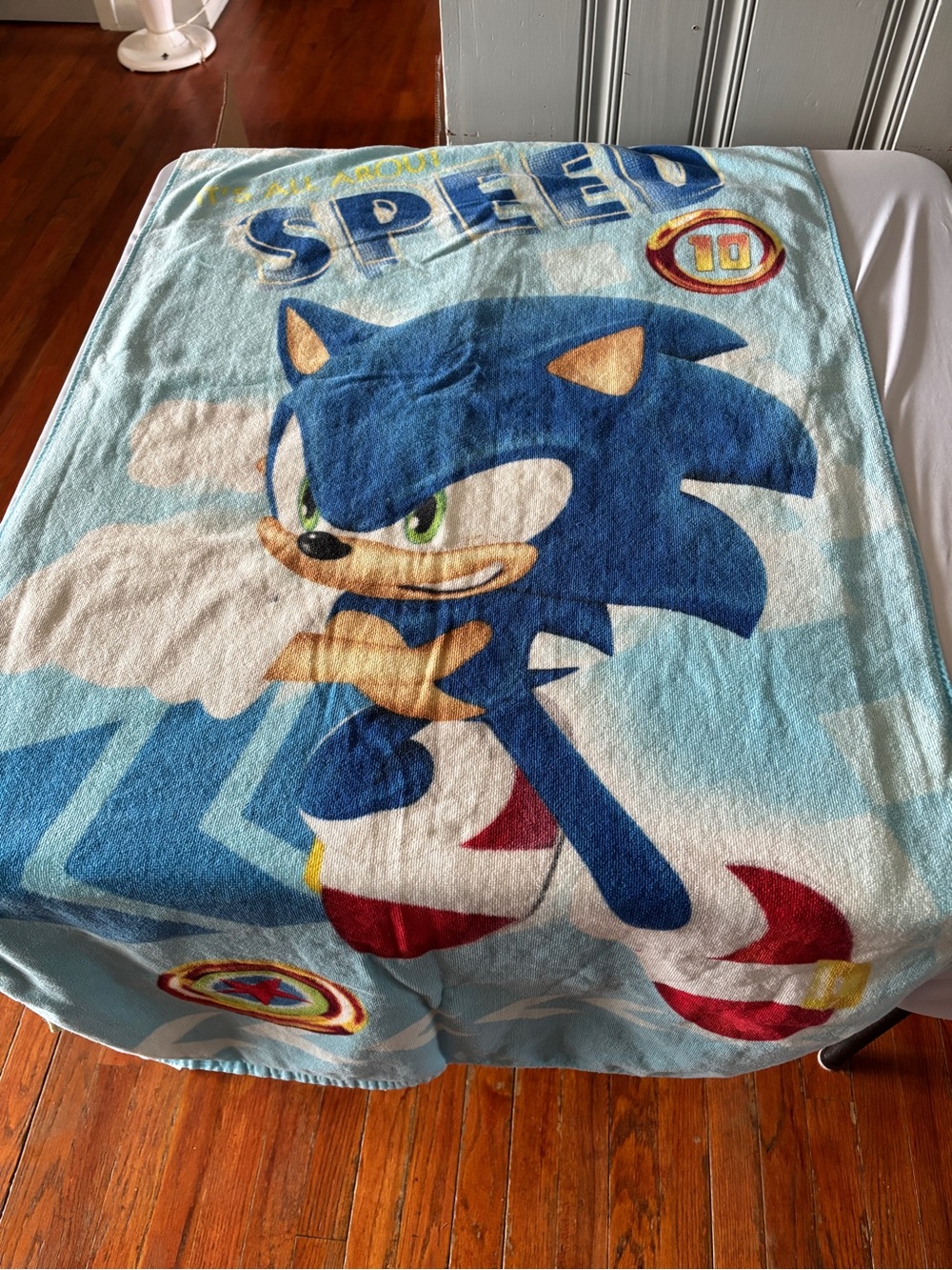 2 Beach Towels Sonic and Paw Patrol bundle Sega/Nicklelodean